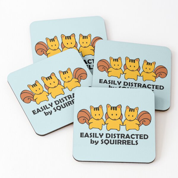 Item preview, Easily Distracted by Squirrels designed and sold by ironydesigns.