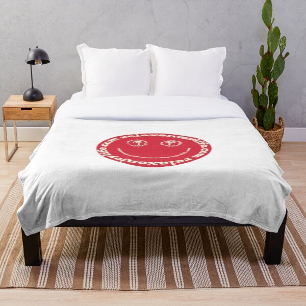 Item preview, RelaxEnjoyLife.com Sonrisa Cara roja con texto blanquecino Palmera designed and sold by RelaxEnjoyLife.