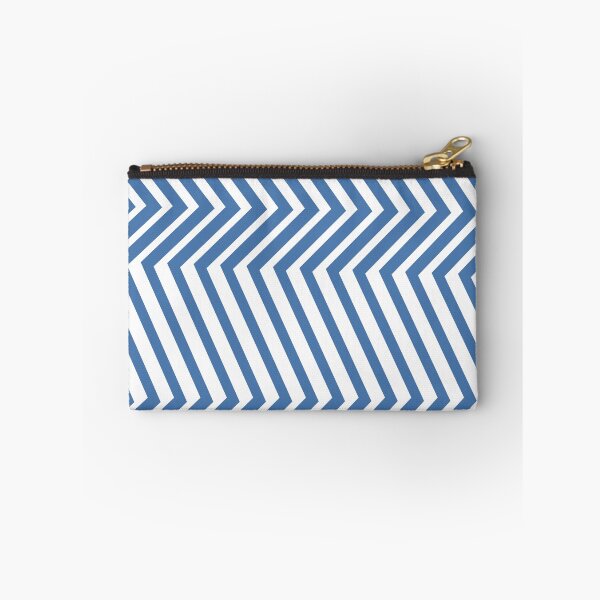 Item preview, Blue Perennial Strip Geometric Pattern designed and sold by hedru.