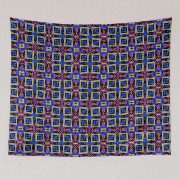 Item preview, The dancing yellow squares modern mix design by Code03 designed and sold by Code03.