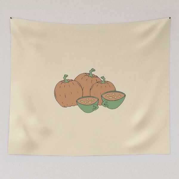 Item preview, Fall Pumpkin Soup with Croutons designed and sold by CreativeDraws42.