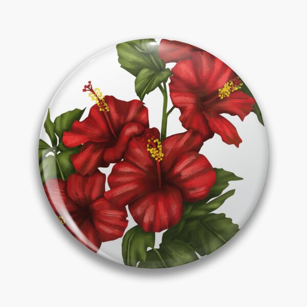 Item preview, Red tropical flowers designed and sold by LIDYN.