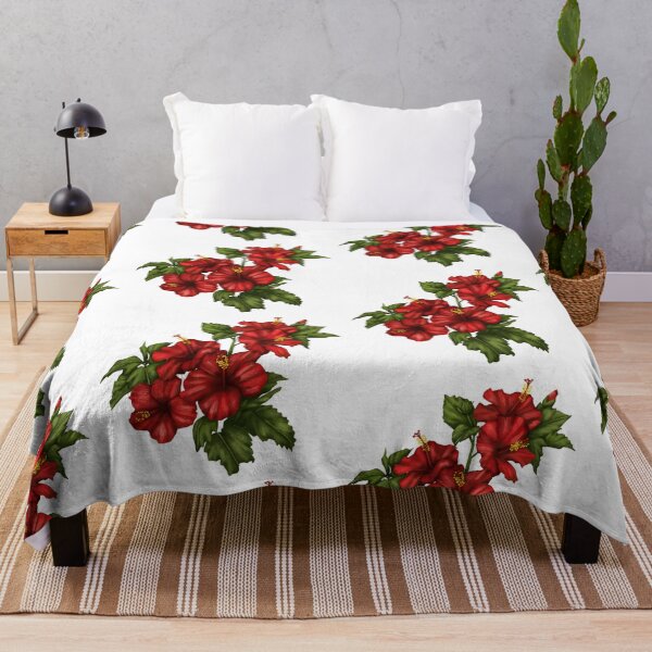 Item preview, Red tropical flowers designed and sold by LIDYN.