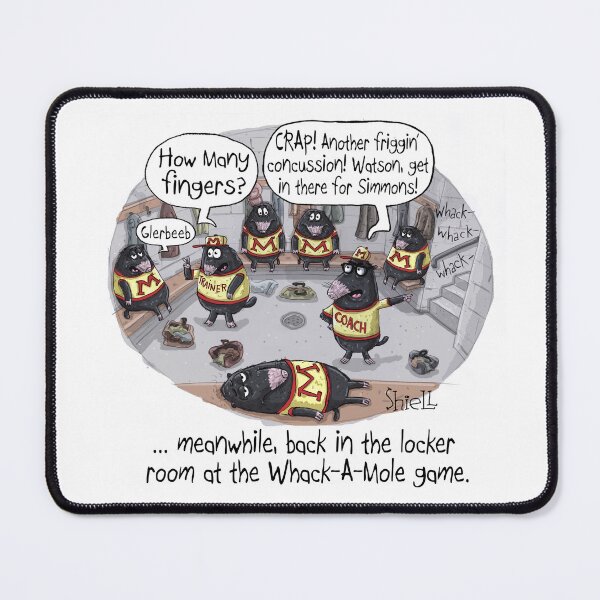 Item preview, Whack-a-Mole Concussion designed and sold by wanderingmelon.