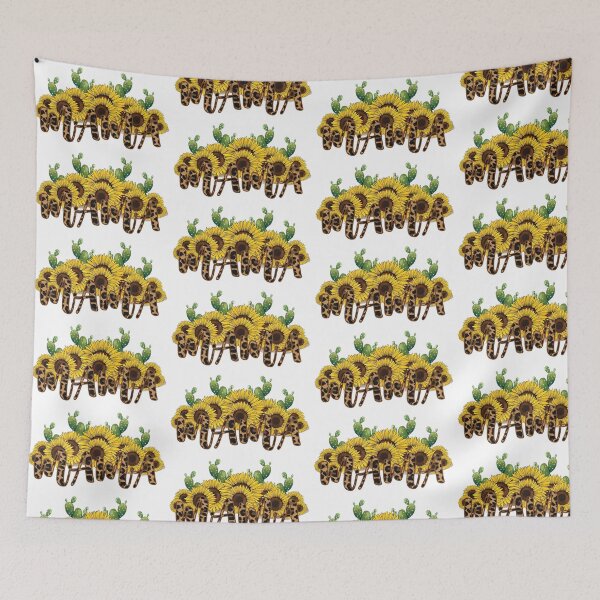 Item preview, MaMa Sunflower Cactus Leopard Print designed and sold by FortuneCookieTs.