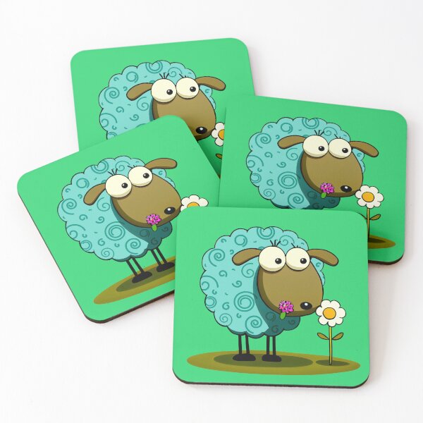 Item preview, Funny Sheep Eats Flower designed and sold by KOTOdesign.