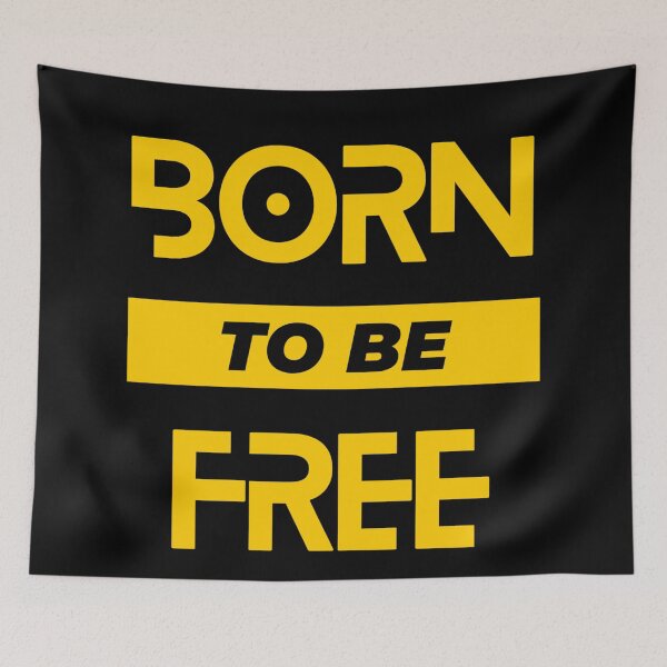 Item preview, Born To Be Free designed and sold by ReVamp  Store.