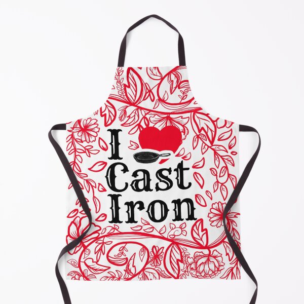 Item preview, I Love Cast Iron Floral designed and sold by CampK80.