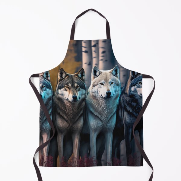 Item preview, Wolfpack Group of Wolves In The Forest designed and sold by FunWearVM.