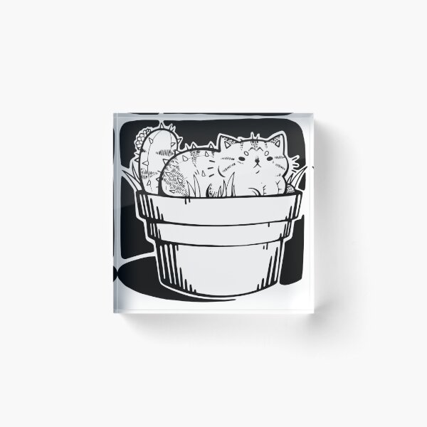 Cute little meow-meow Acrylic Block