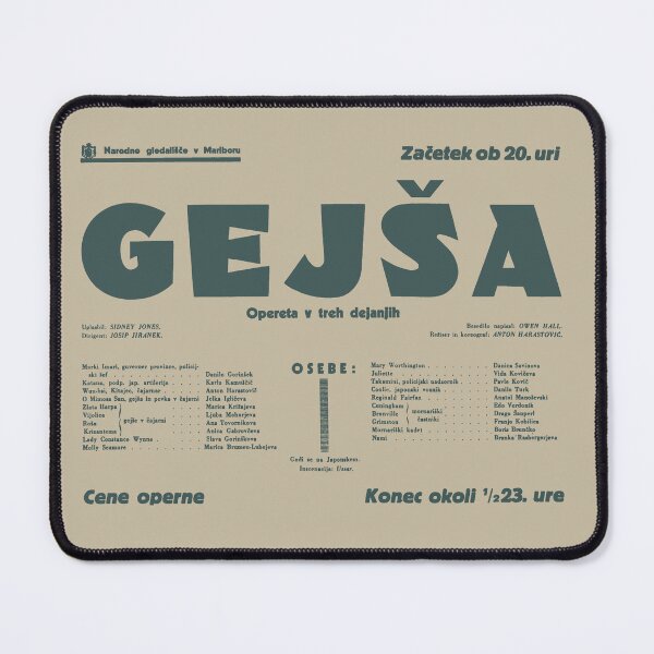 Item preview, GEJSA 3 - Maribor Slovene National Theatre poster designed and sold by BigCreation.