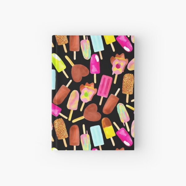 Aussie Ice Creams | Scatter | Black Hardcover Journal