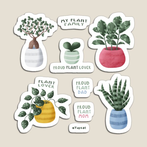 Plant Lover MAGNET SET 2 of 2 Magnet
