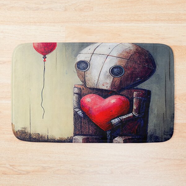 Item preview,  A Sad Lonely Lost Robot -Red Balloon #3 designed and sold by Gypsykiss.