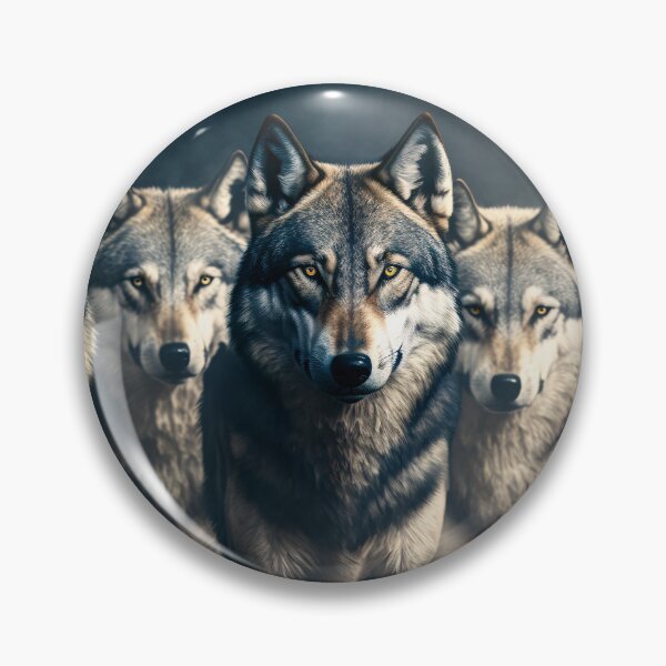 Item preview, Wolfpack In The Mist designed and sold by FunWearVM.