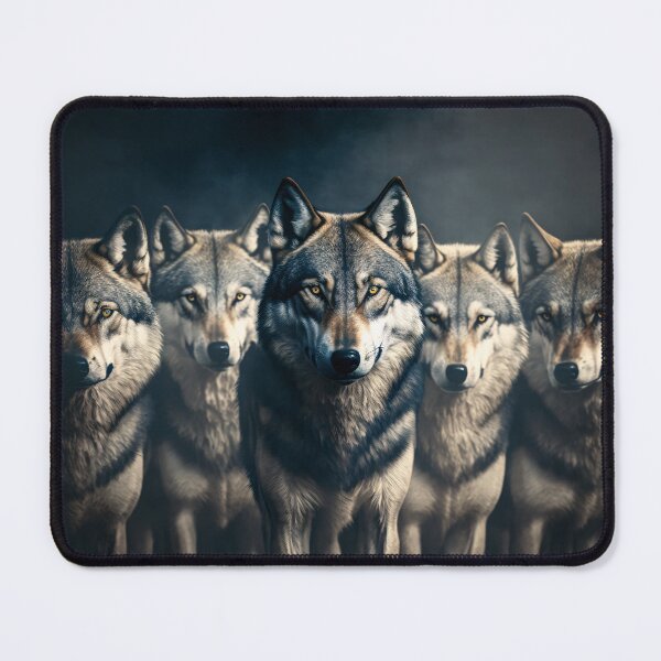 Item preview, Wolfpack In The Mist designed and sold by FunWearVM.