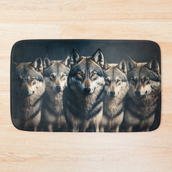 Item preview, Wolfpack In The Mist designed and sold by FunWearVM.