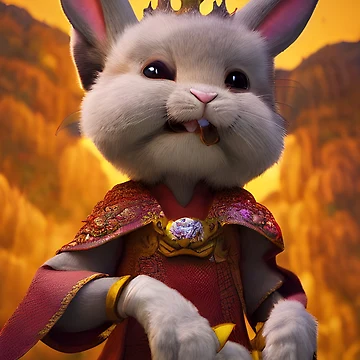 Artwork thumbnail, Rabbit King by REDCLASH2002