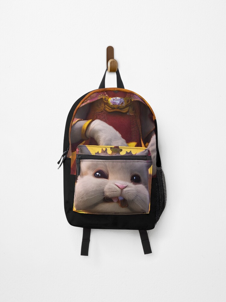 Thumbnail 1 of 3, Backpack, Rabbit King designed and sold by REDCLASH2002.