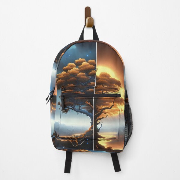 Item preview, Tree representing duality heaven hell generated by artificial intelligence designed and sold by megadrina.