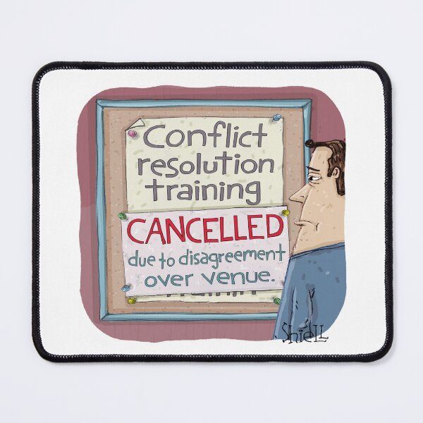 Item preview, Conflict Resolution Cancelled designed and sold by wanderingmelon.