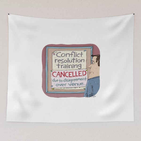 Item preview, Conflict Resolution Cancelled designed and sold by wanderingmelon.