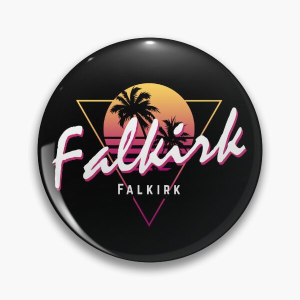 Item preview, Funny 80s Retro Sunset 'Falkirk' Falkirk designed and sold by dinosareforever.