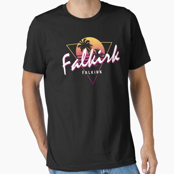 Item preview, Funny 80s Retro Sunset 'Falkirk' Falkirk designed and sold by dinosareforever.