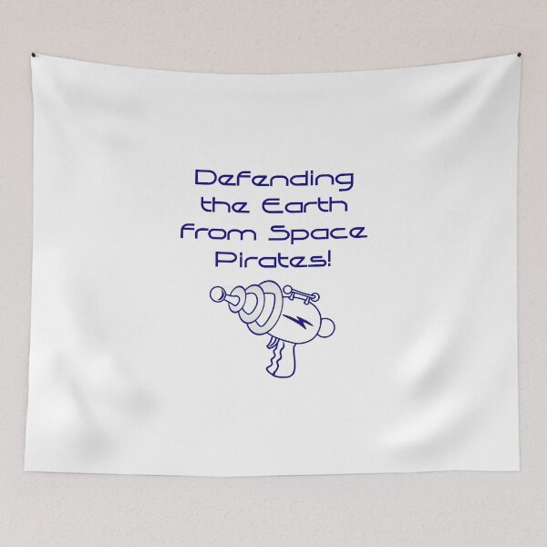 Item preview, Defending the Earth From Space Pirates  designed and sold by CrankyOldDude.