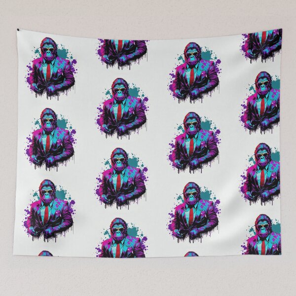 Item preview, serious boss gorilla in a suit designed and sold by ArtificialGenes.