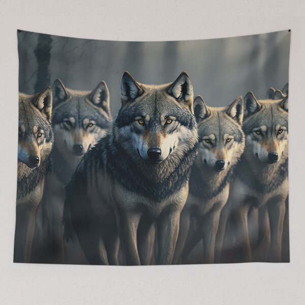 Item preview, Misty Forest Wolfpack  designed and sold by FunWearVM.