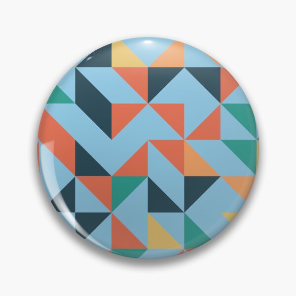 Item preview, Colourful Geometric Colourful Triangle Pattern designed and sold by Trendy-Now.