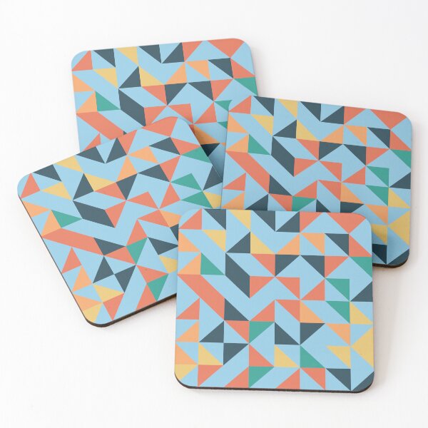 Item preview, Colourful Geometric Colourful Triangle Pattern designed and sold by Trendy-Now.