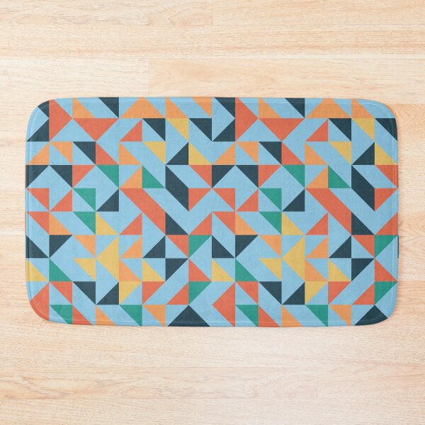 Item preview, Colourful Geometric Colourful Triangle Pattern designed and sold by Trendy-Now.