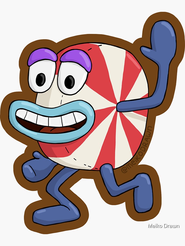 "Happy Candyman from Primus" Sticker for Sale by Meiko1666 Redbubble