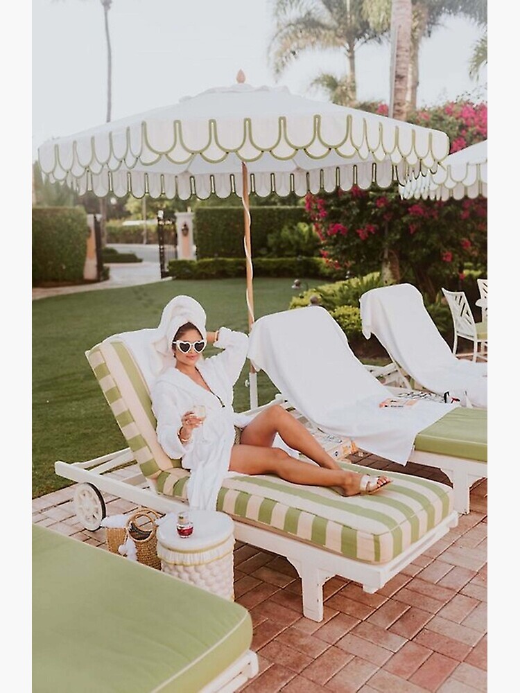 Thumbnail 3 of 3, Canvas Print, girls poolside designed and sold by leschgus8.