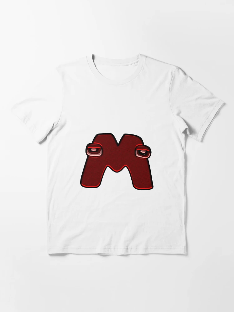 Funny Alphabet Lore Letter M' Men's T-Shirt