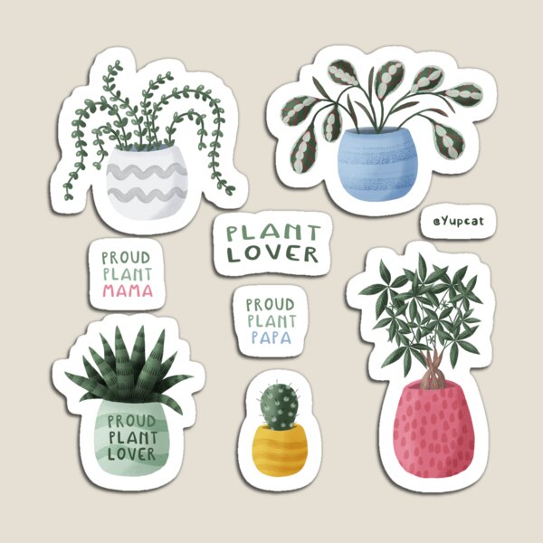 Plant Lover MAGNET SET 1 of 2 Magnet