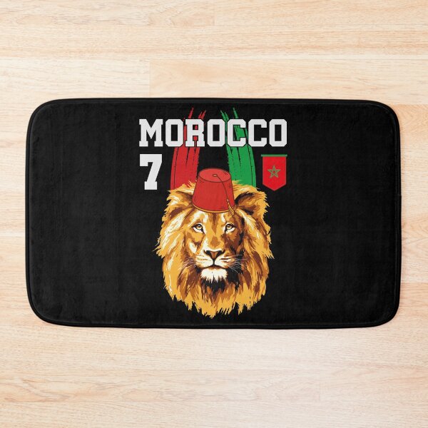 Item preview, Morocco Lion Flag Sport Morocco with moroccan pattern 2022 designed and sold by LAPSOStudios.