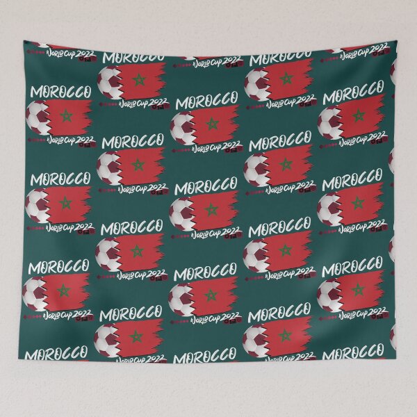 Item preview, Morocco World Cup 2022 football  designed and sold by LAPSOStudios.