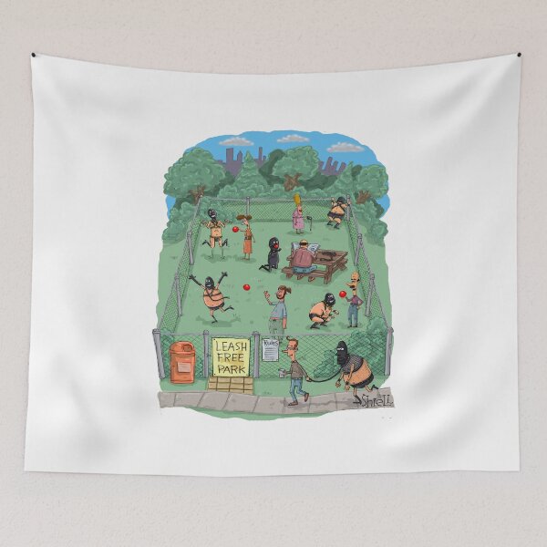 Item preview, LEASH FREE PARK designed and sold by wanderingmelon.