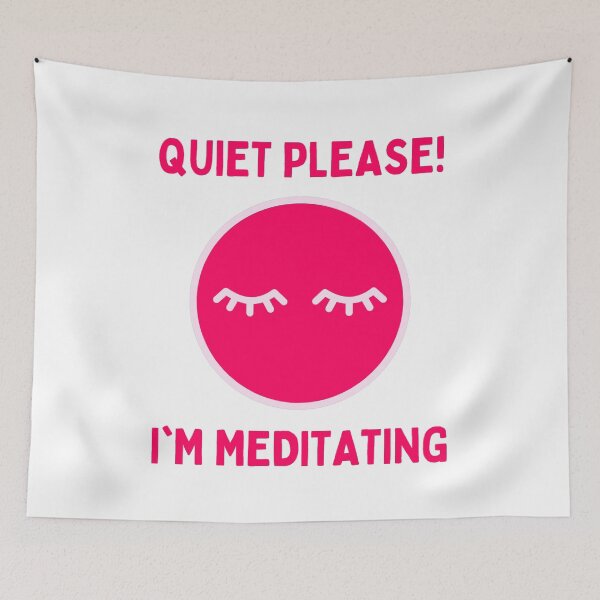 Item preview, Quiet Please I'm Meditating designed and sold by GasconyPassion.