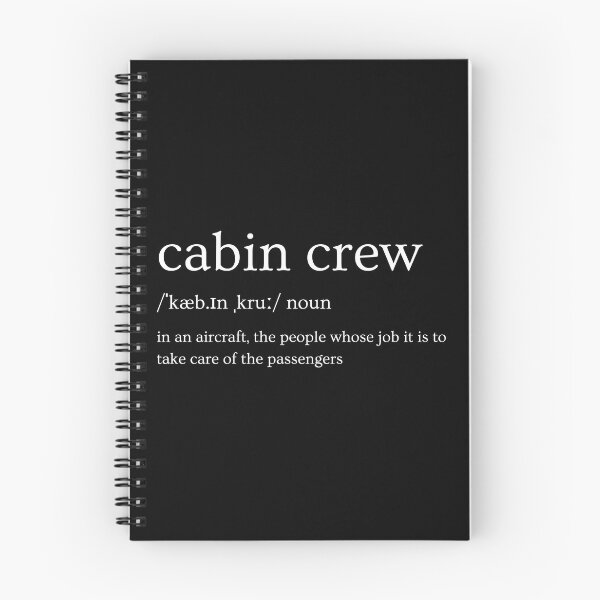 Item preview, Cabin Crew etymology designed and sold by Born-to-fly.