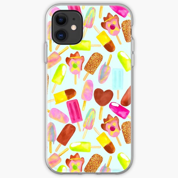 Aussie Ice Creams - NEW - Blue iPhone Soft Case