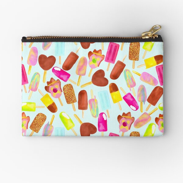 Aussie Ice Creams - NEW - Blue Zipper Pouch