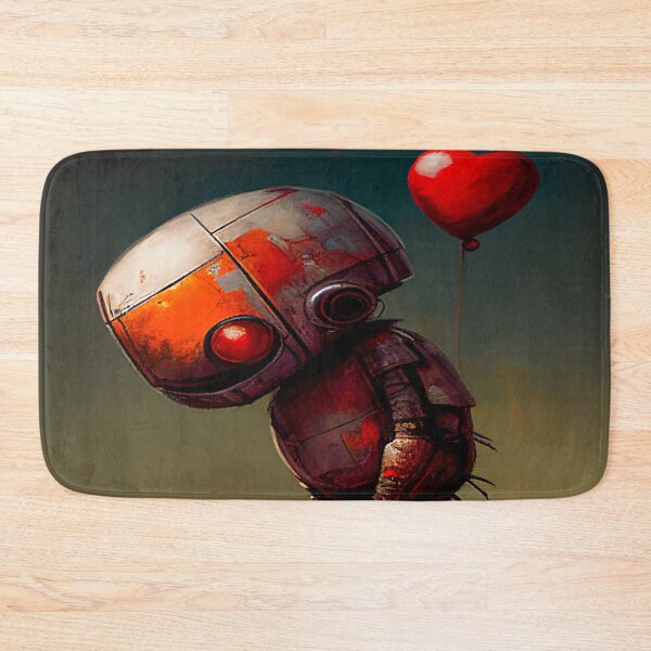 Item preview, A Sad Lonely Lost Robot -Red Balloon #4 designed and sold by Gypsykiss.