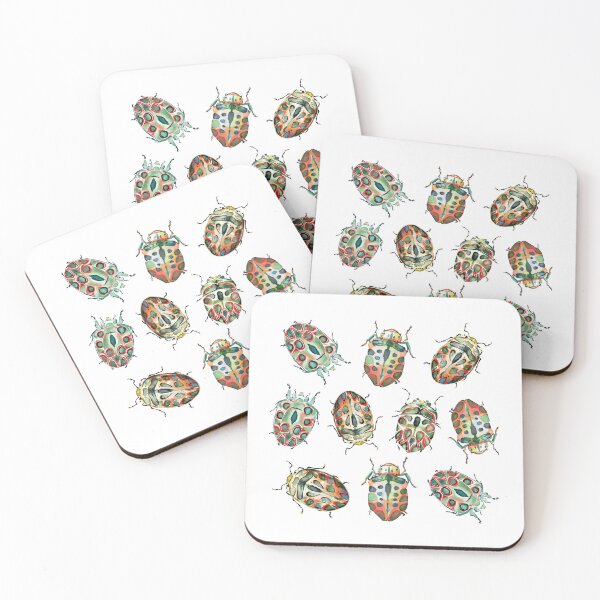 Item preview, Green Beetles designed and sold by chillaxcats.