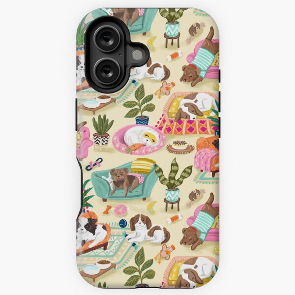 DOGS RELAXING iPhone Tough Case