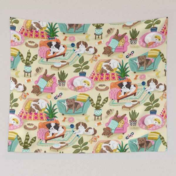 Item preview, DOGS RELAXING designed and sold by Olivia Gibbs.