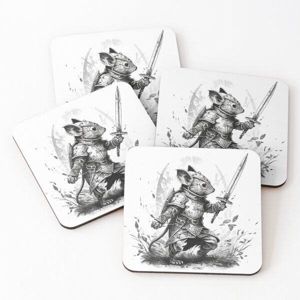 Item preview, War Mouse in Armour (Pencil Sketch Art) designed and sold by The-Fox-Hole.